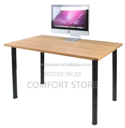 Rectangular Computer Study Table Wooden Foldable Table