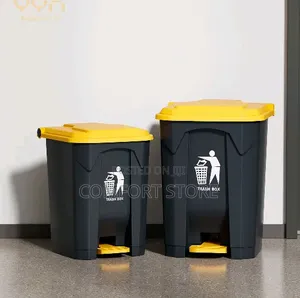 Plastic Dust Bins in Black Color