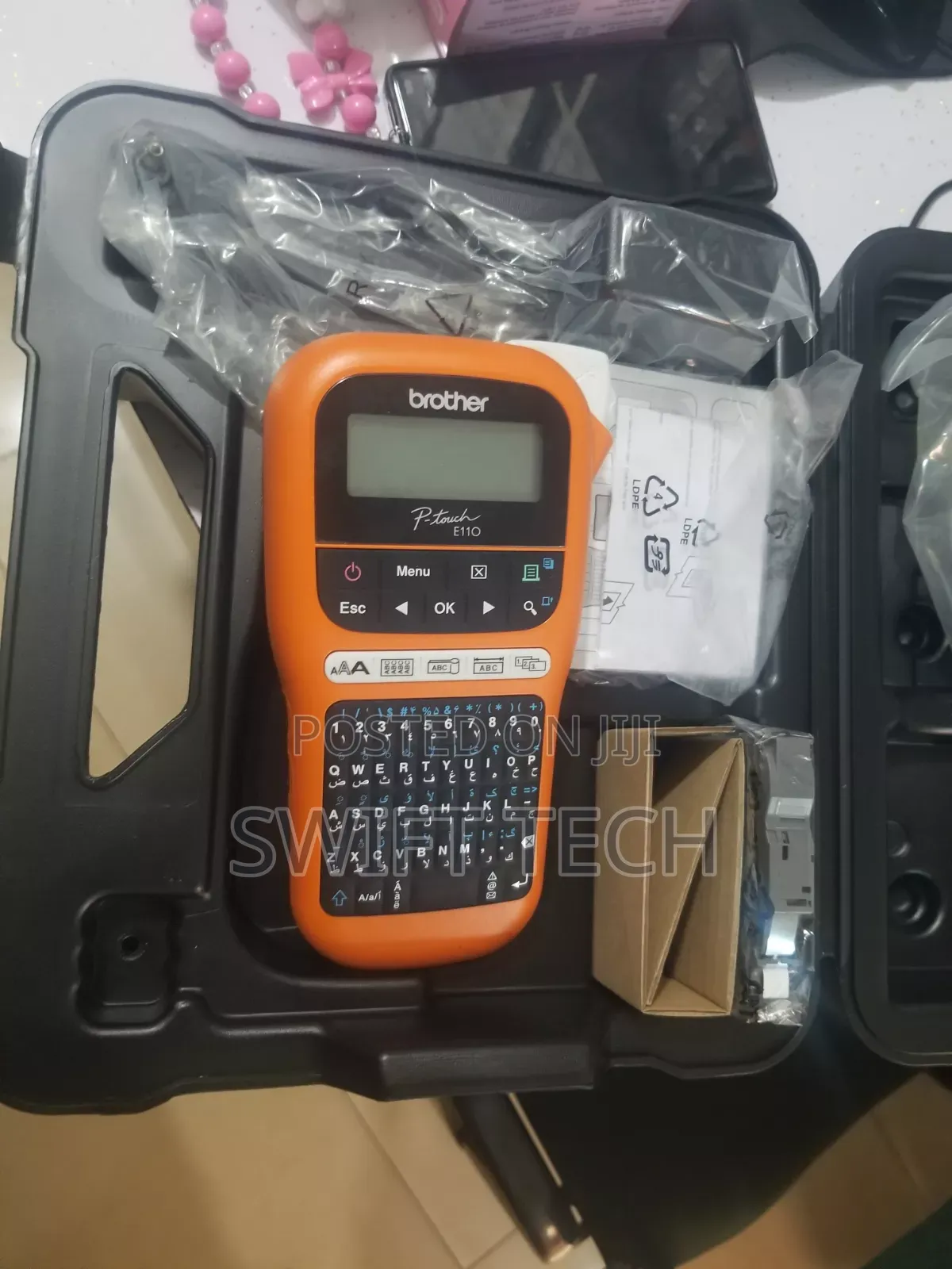 Brother E110 P-touch Industrious Label Printer