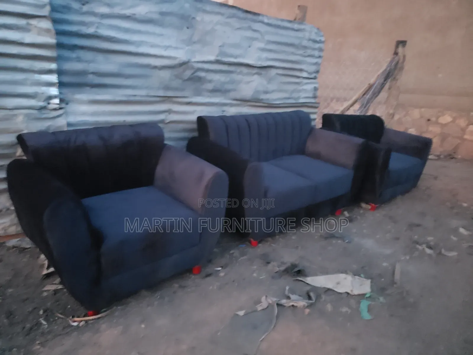 Grey 6 Seater Sofa Set Readily Available for Sale
