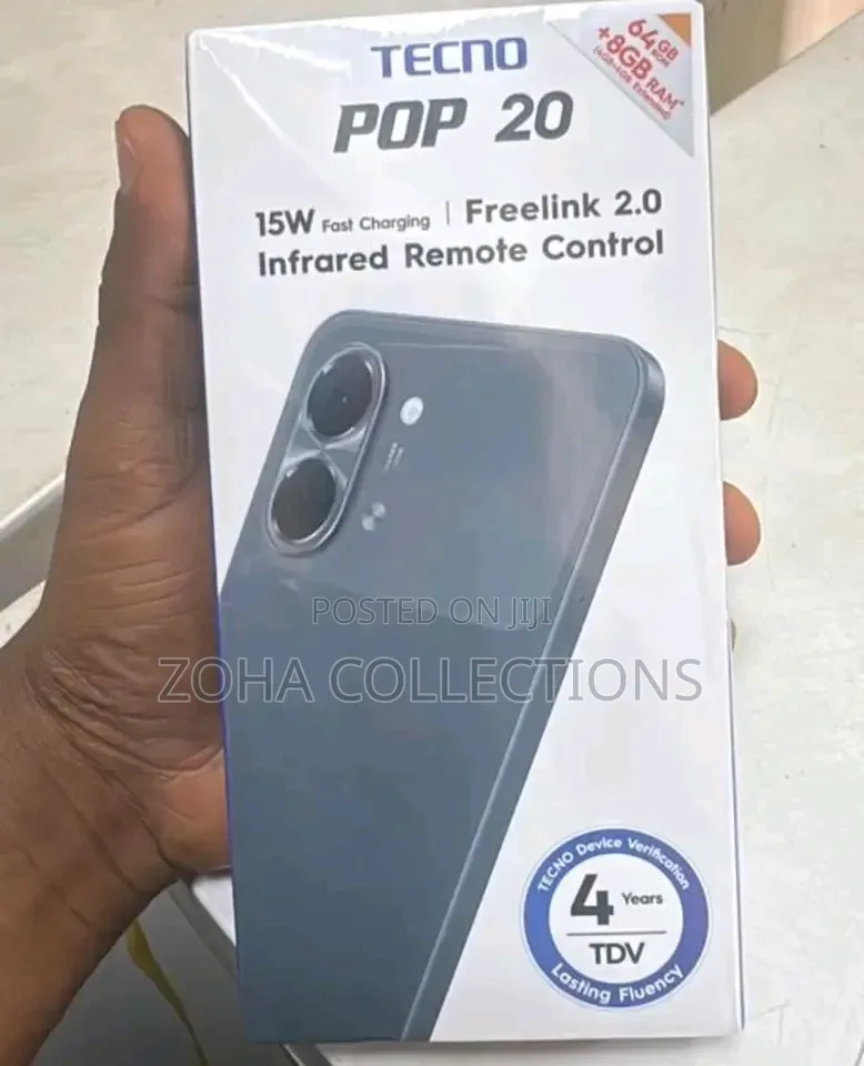 New Tecno Pop 20 128 GB Gray