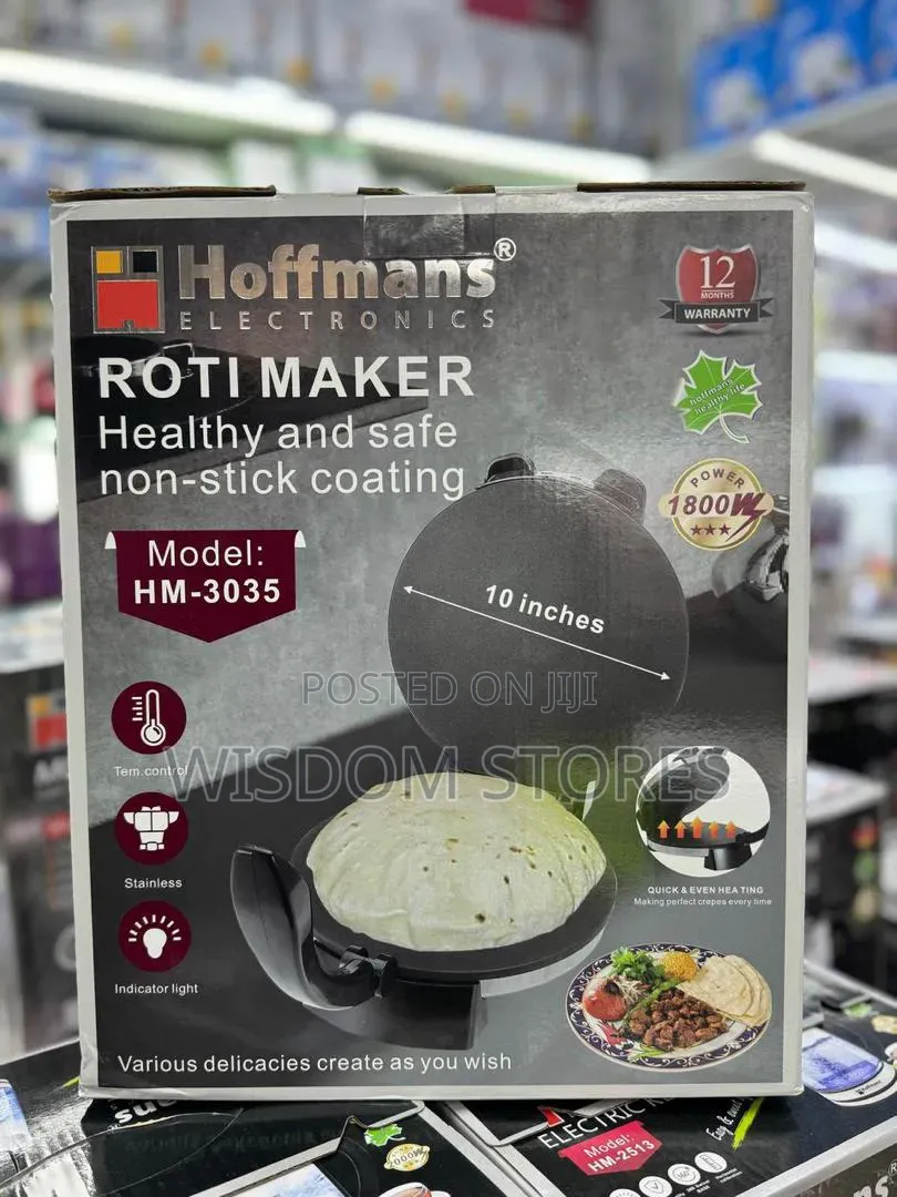Hoffmans Electronics Roti Maker, Specifically Model Hm-3035.