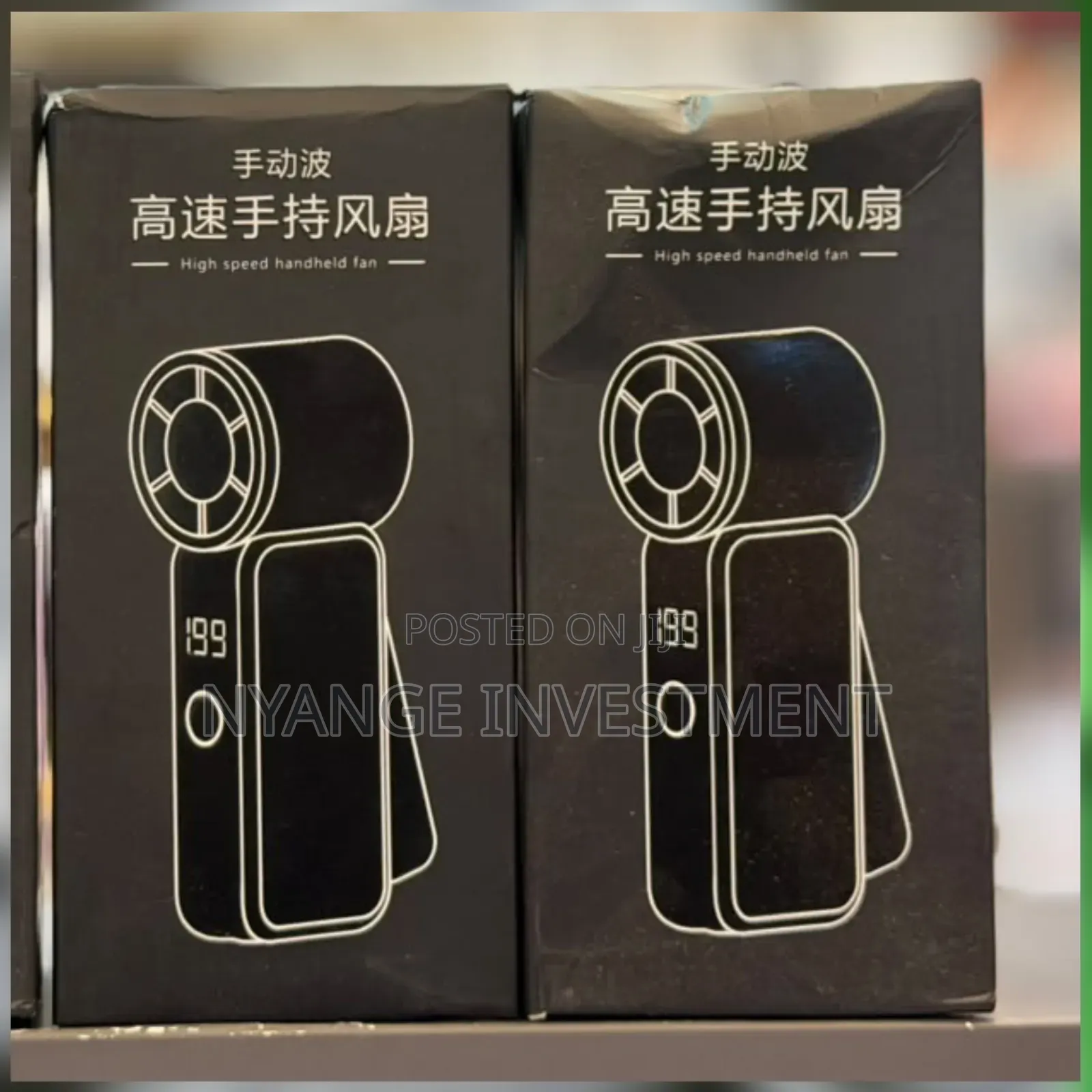 Y38 Foldable Mini Handheld Turbo Fans. Hand Held Rechargeable Fan