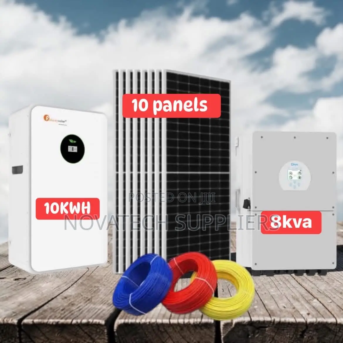 Complete 10kwh 48v 200ah Solar Power System for Energy Independence