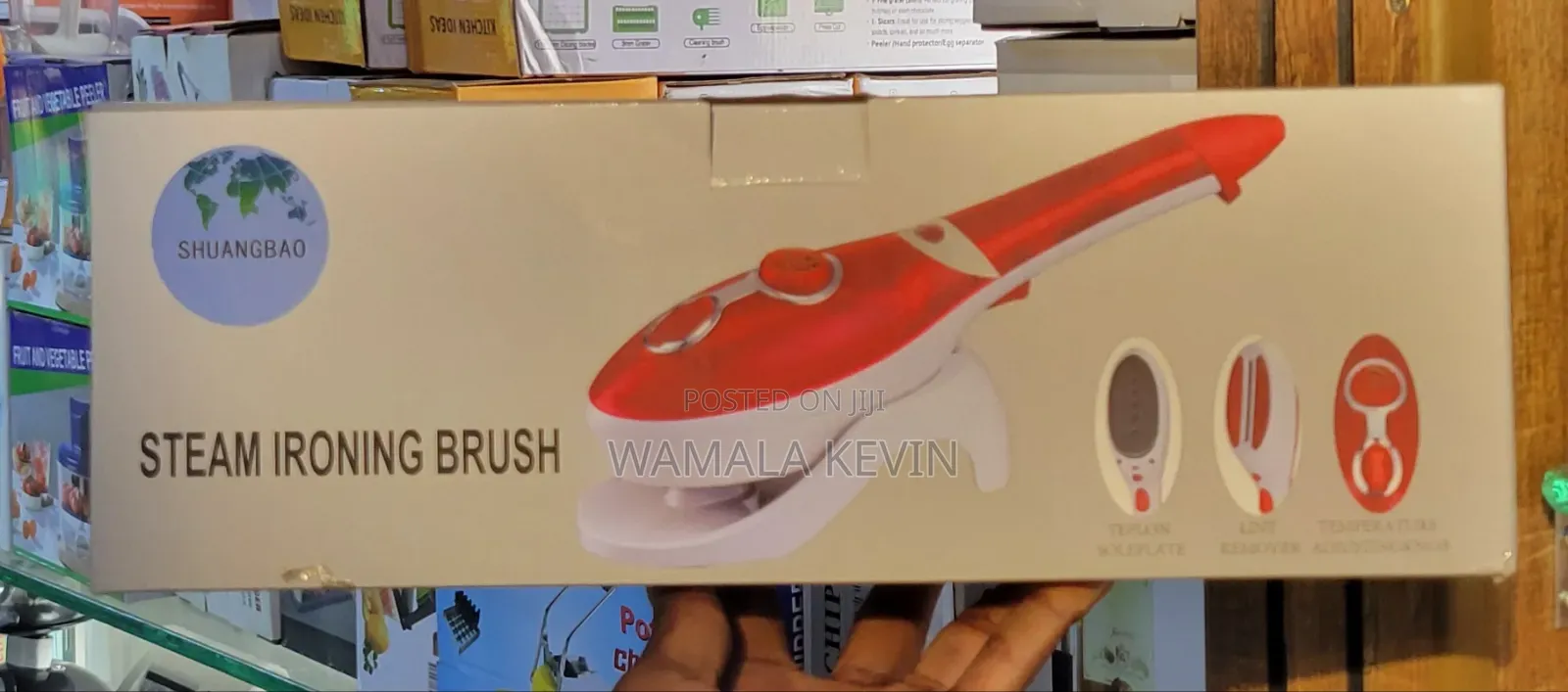 Handheld Steam Ironing Brush