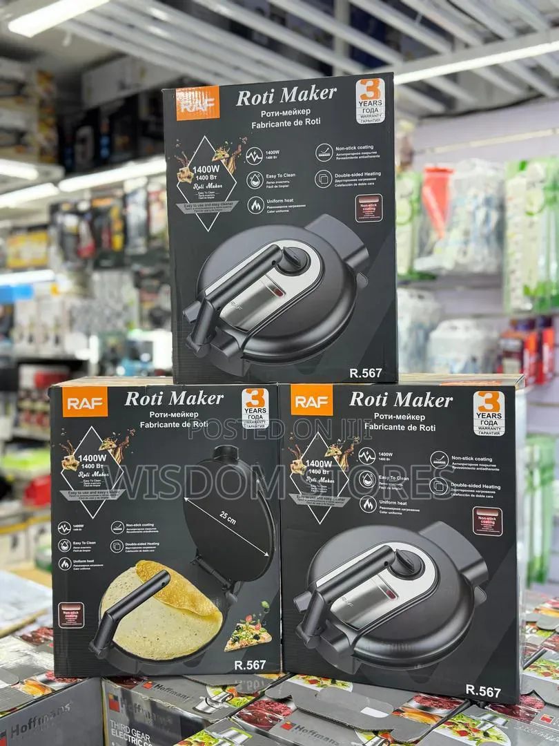 Raf Electric Multifunction Roti Maker 1400w R.567