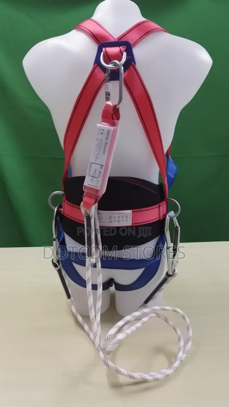 Full Body Harness With Energy Absorber & Double Lanyard