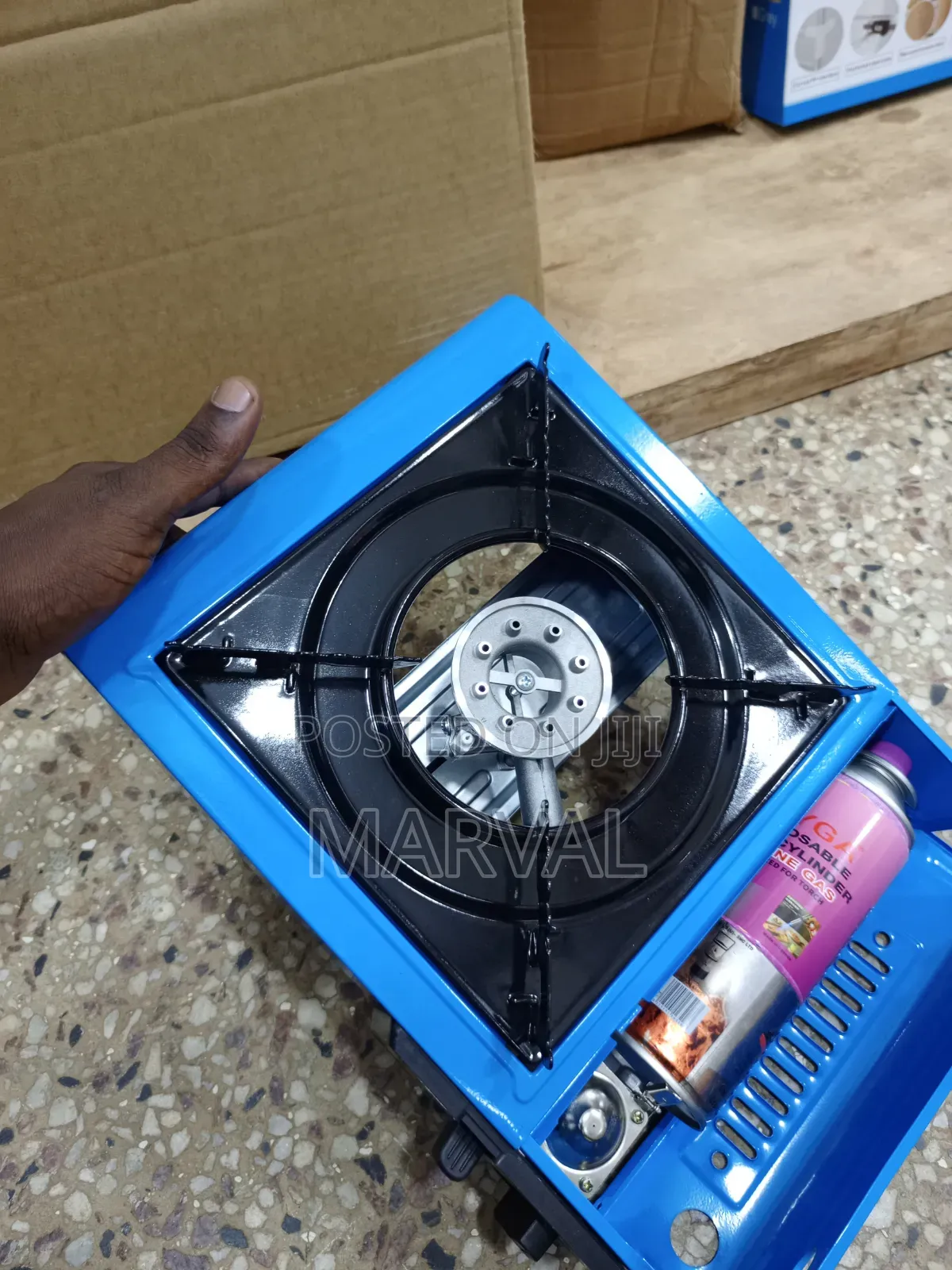 Portable Single-Burner Butane Gas Stove,