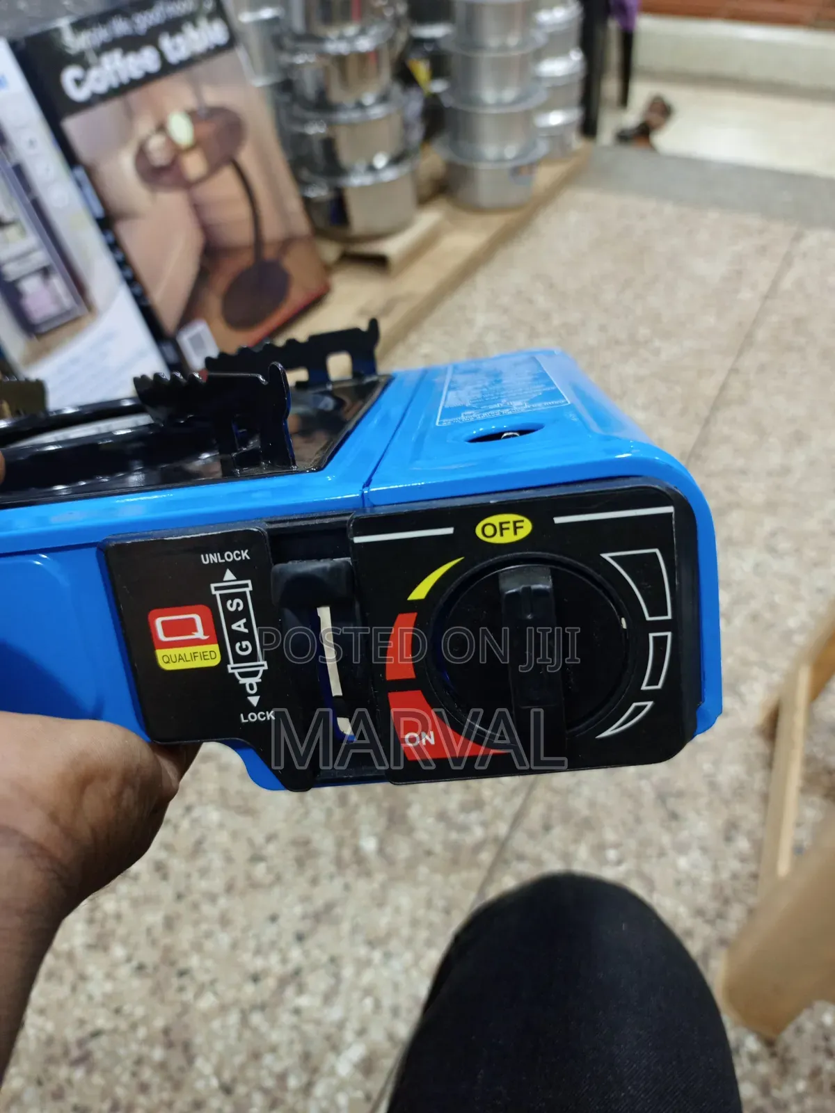 Portable Single-Burner Butane Gas Stove,