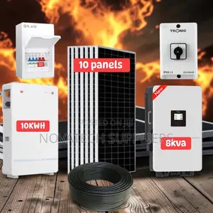 10kwh 48v 200ah Lifepo4 Solar Power System With Pure Hybrid Inverter