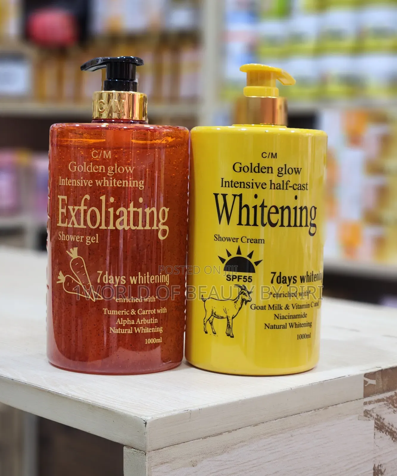 Golden Glow Exfoliating Shower Gel