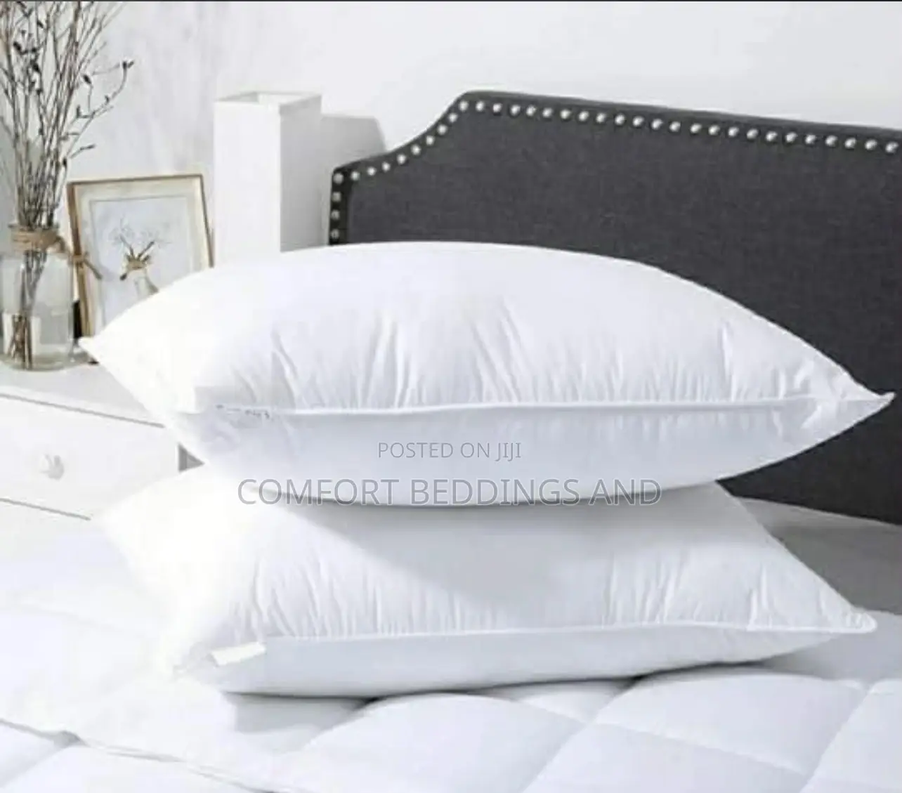 Standard Pair Fibre Pillows
