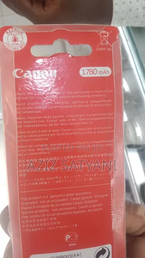 Canon Video Camera Battery Bp820