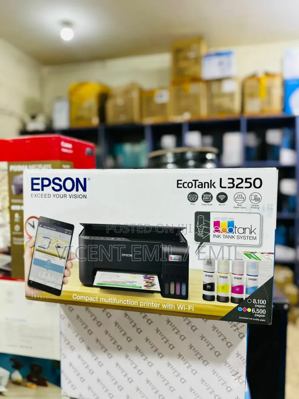 Epson Ecotank L3250 All-in-One Ink Tank Printer