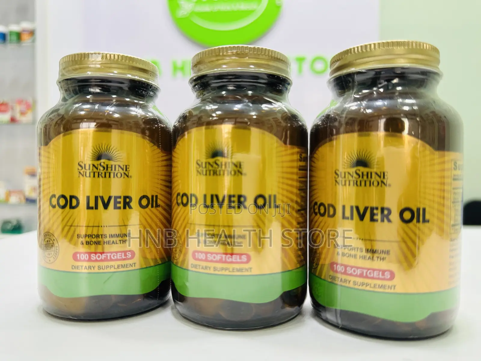 Sunshine Cod Liver Oil.