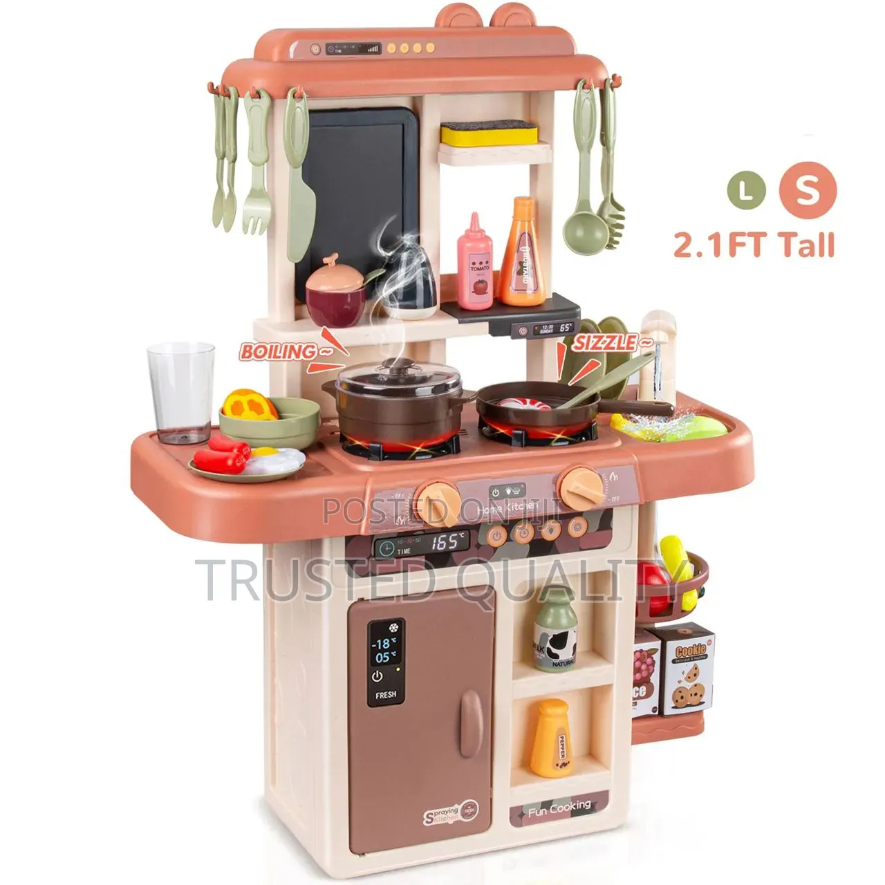 42 Piece Interactive Children's Play Kitchen Set