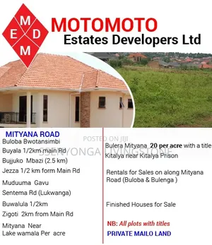 Plots For Sale On Mityana Road