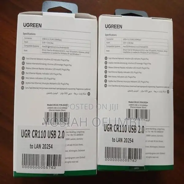 Ugreen Cr110 Usb 2.0 Ethernet Adapter