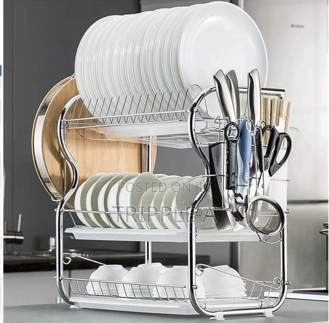 1/2/3 Layers Dish Bowl Rack