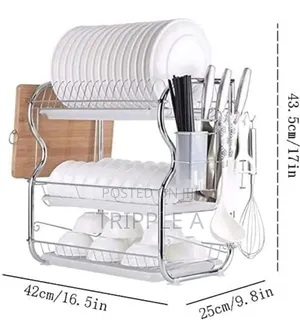 1/2/3 Layers Dish Bowl Rack