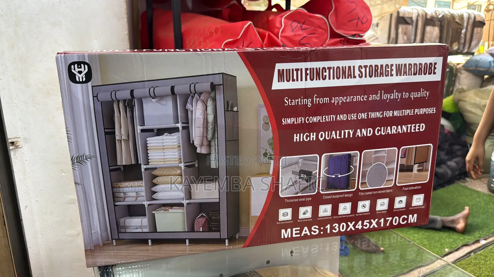 Multi Functional Mobile Clothes Storage Wardrobe