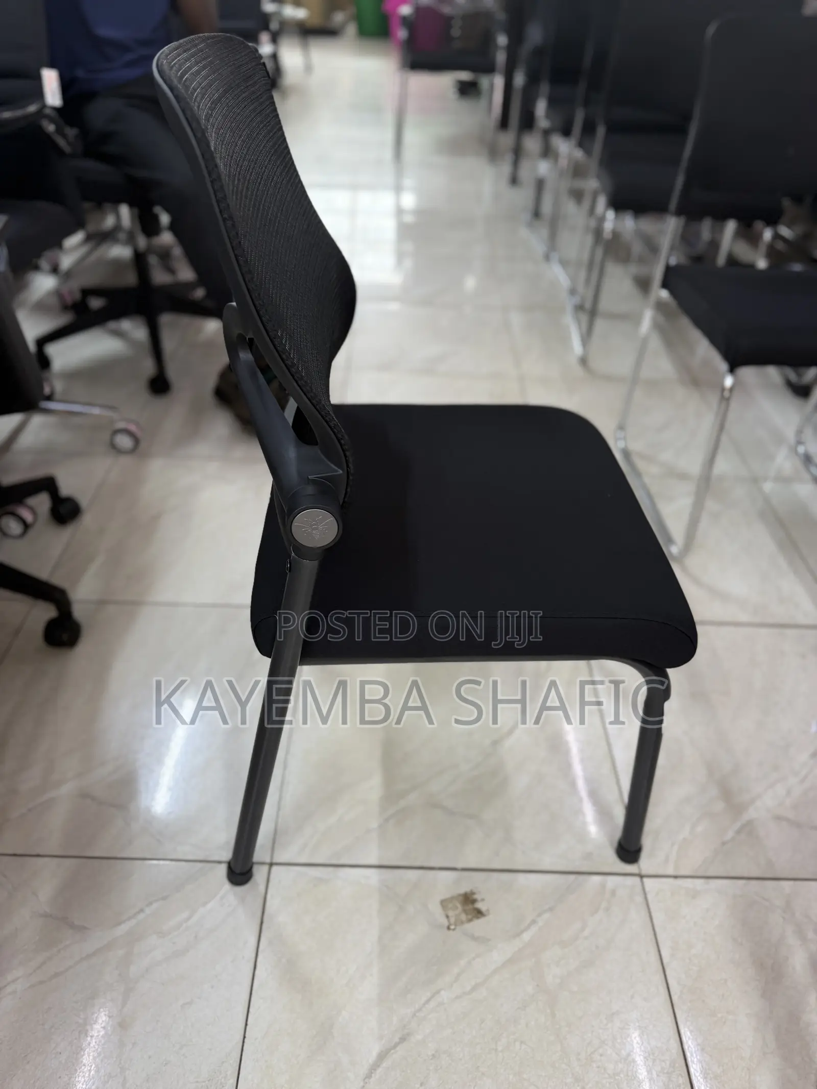 Ergonomic Mesh Folding Office Training Visitor Chair