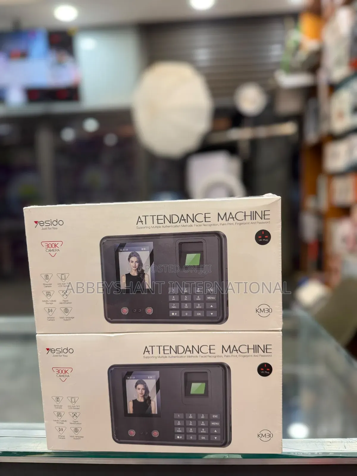 Yesido Km30 Attendance Machine, A Biometric Time Clock System.