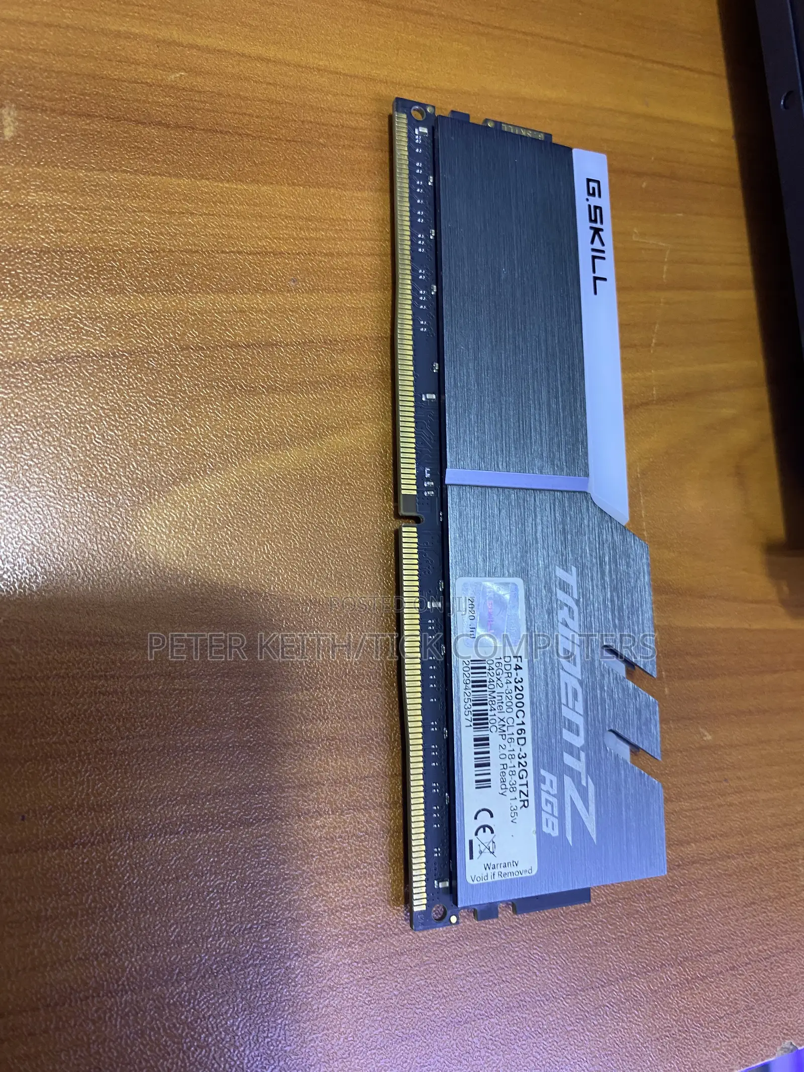 16gb Ddr4 G.Skill Trident Z RGB Ram Module for Gaming and High End Use