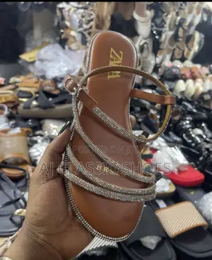 Zara Brown Open Shoes