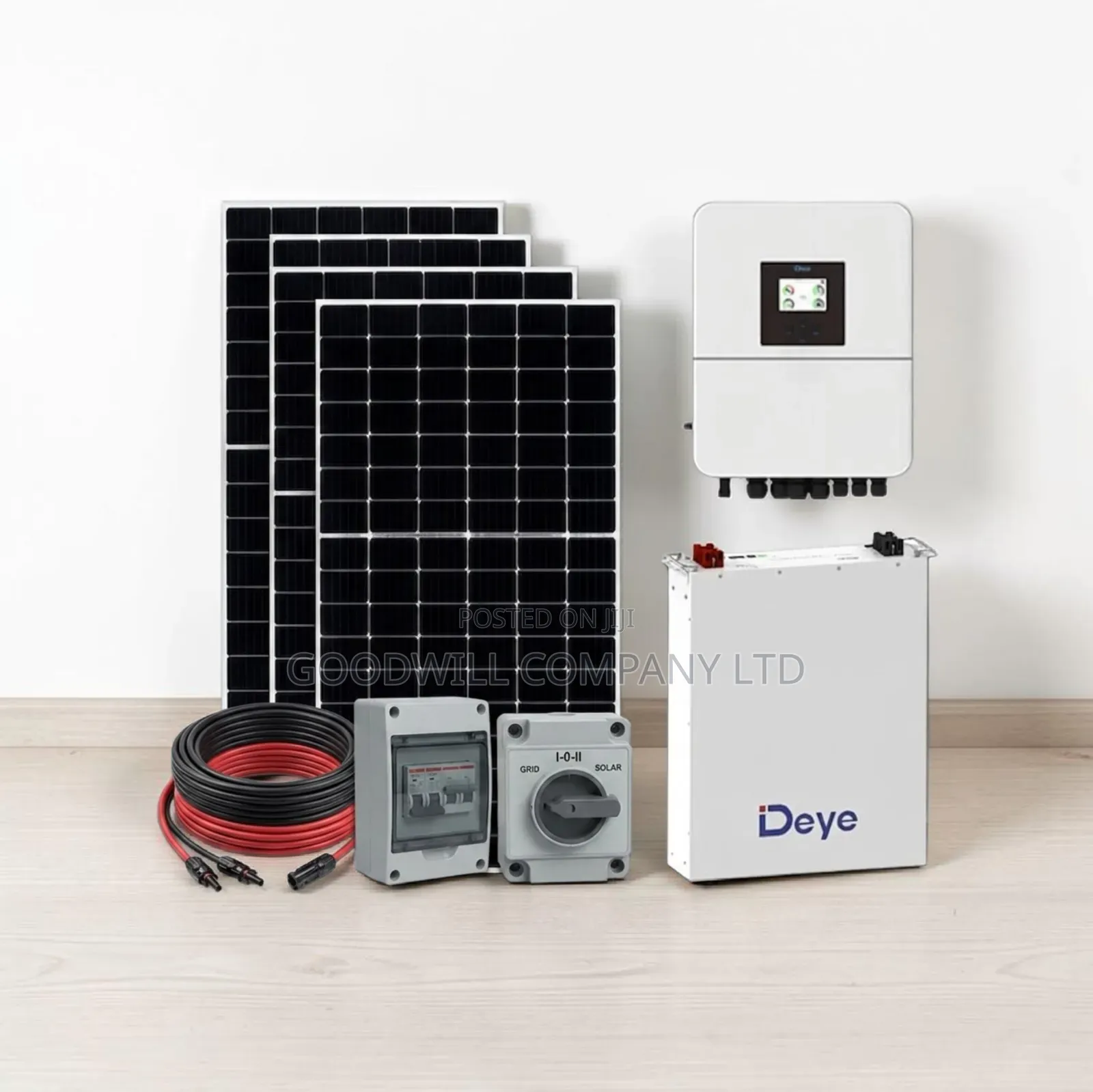 5kwh Deye Hybrid Solar System Full Kit