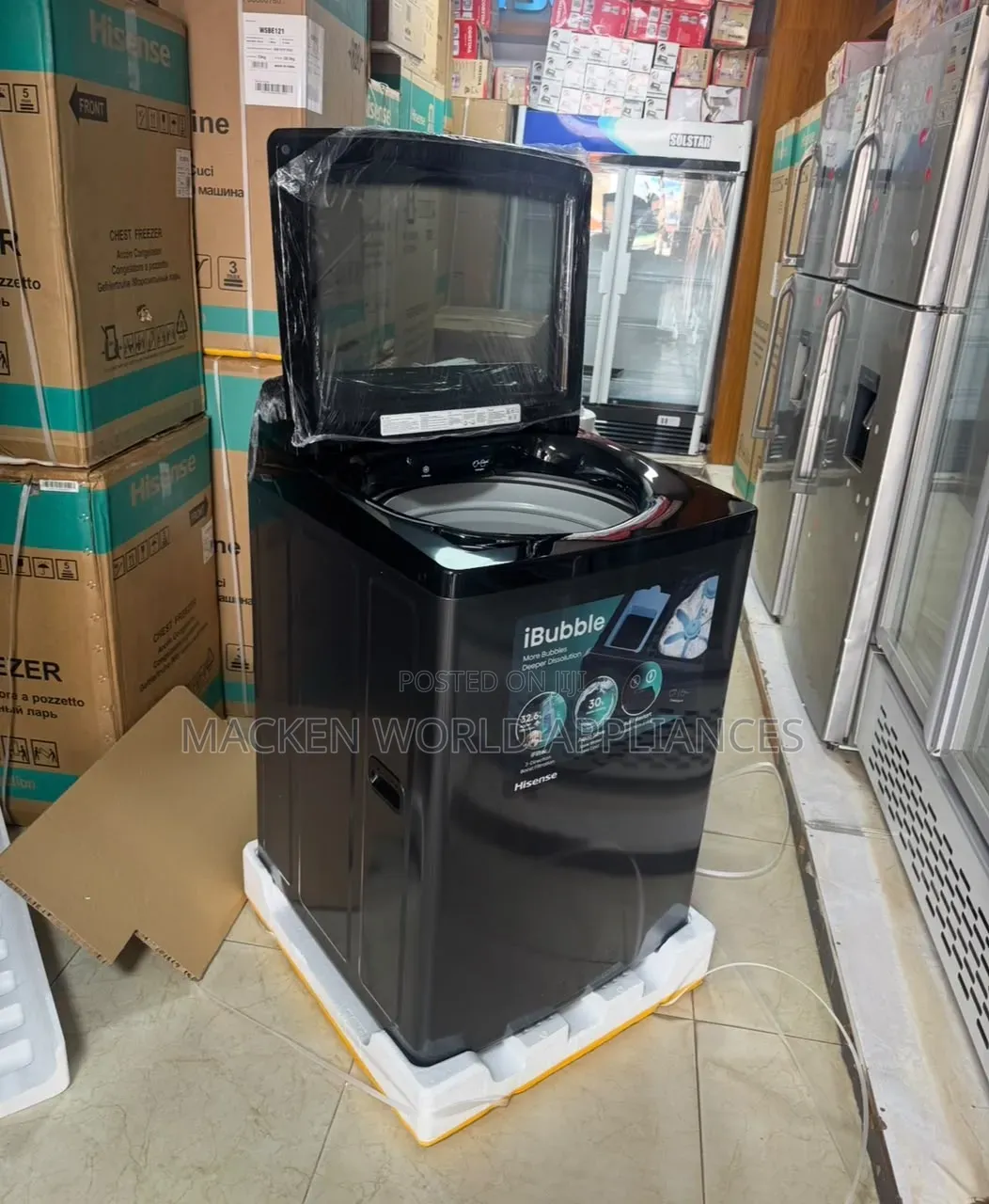 Hisense 18kg Top Loader Fully Automatic Washing Machine