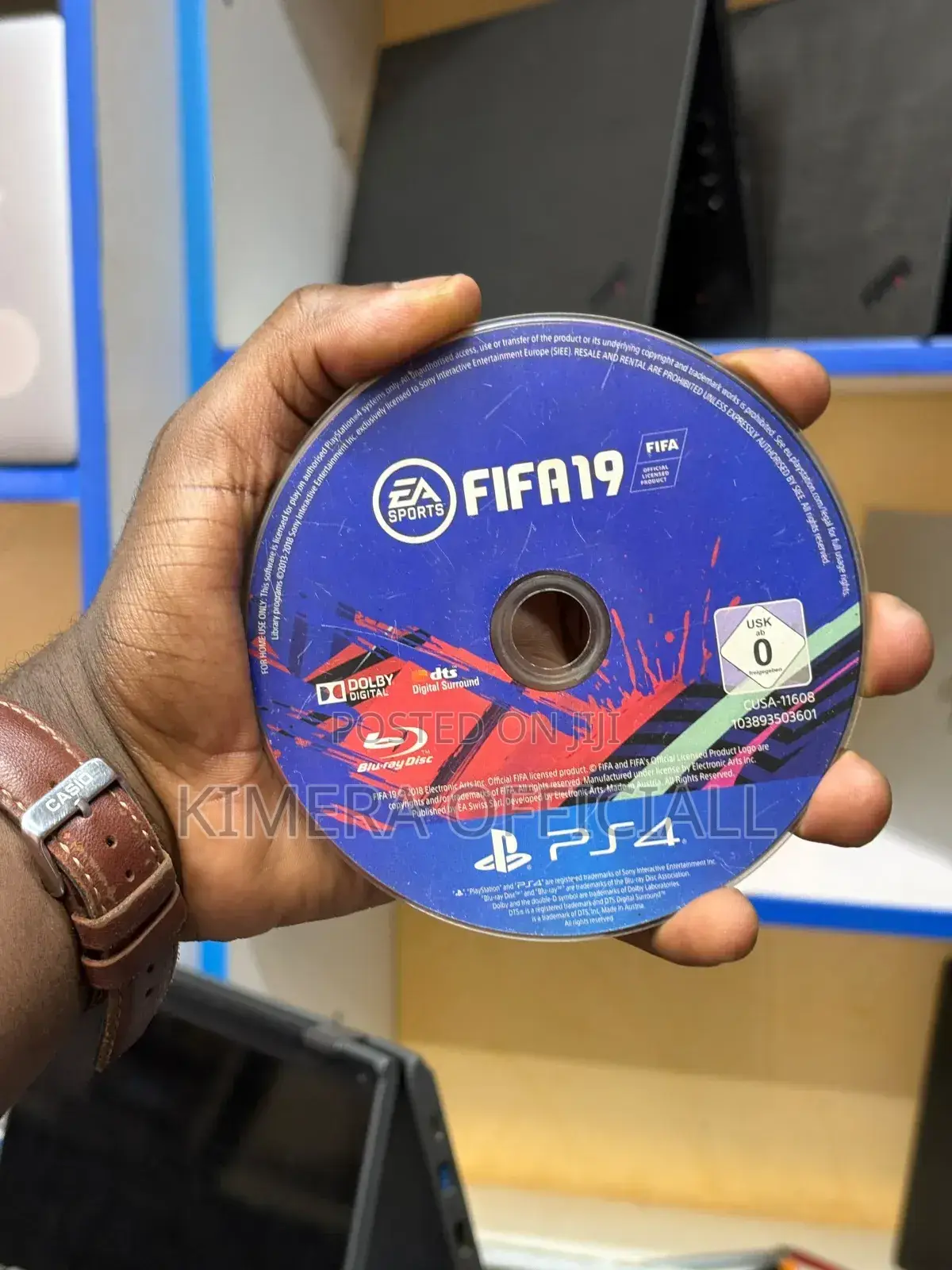 Fifa 19 Game Cd for Ps4. When Cr7 in Juventus Jersey Ruled the Cover