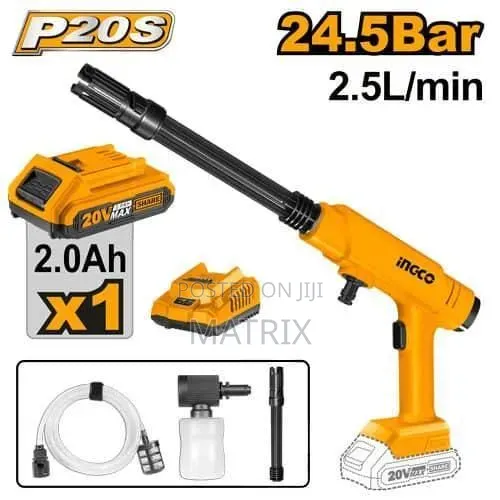 Ingco Pressure Washer - 24.5bar Max Car Pressure Washer