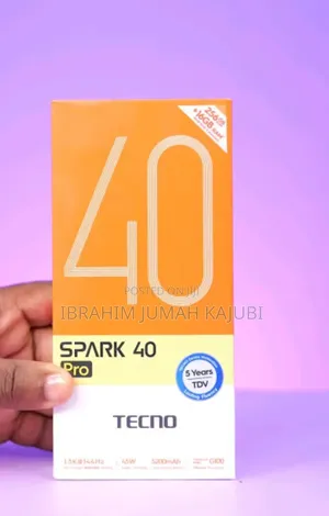 New Tecno Spark 40 Pro 256 GB Black