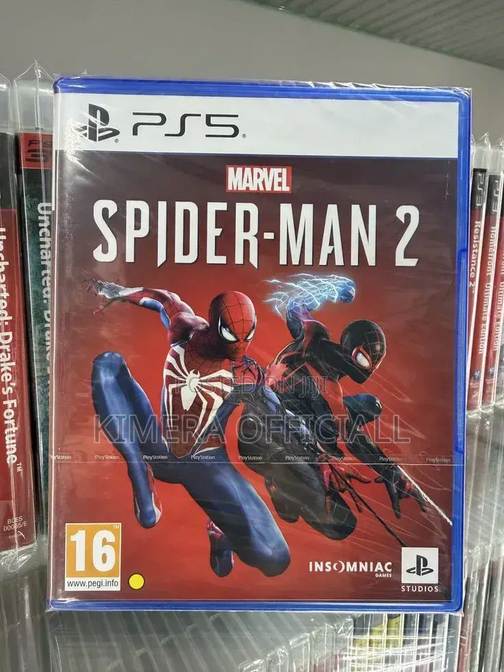 Spiderman 2 Game Cd for Ps5 - Epic Open World Superhero Game