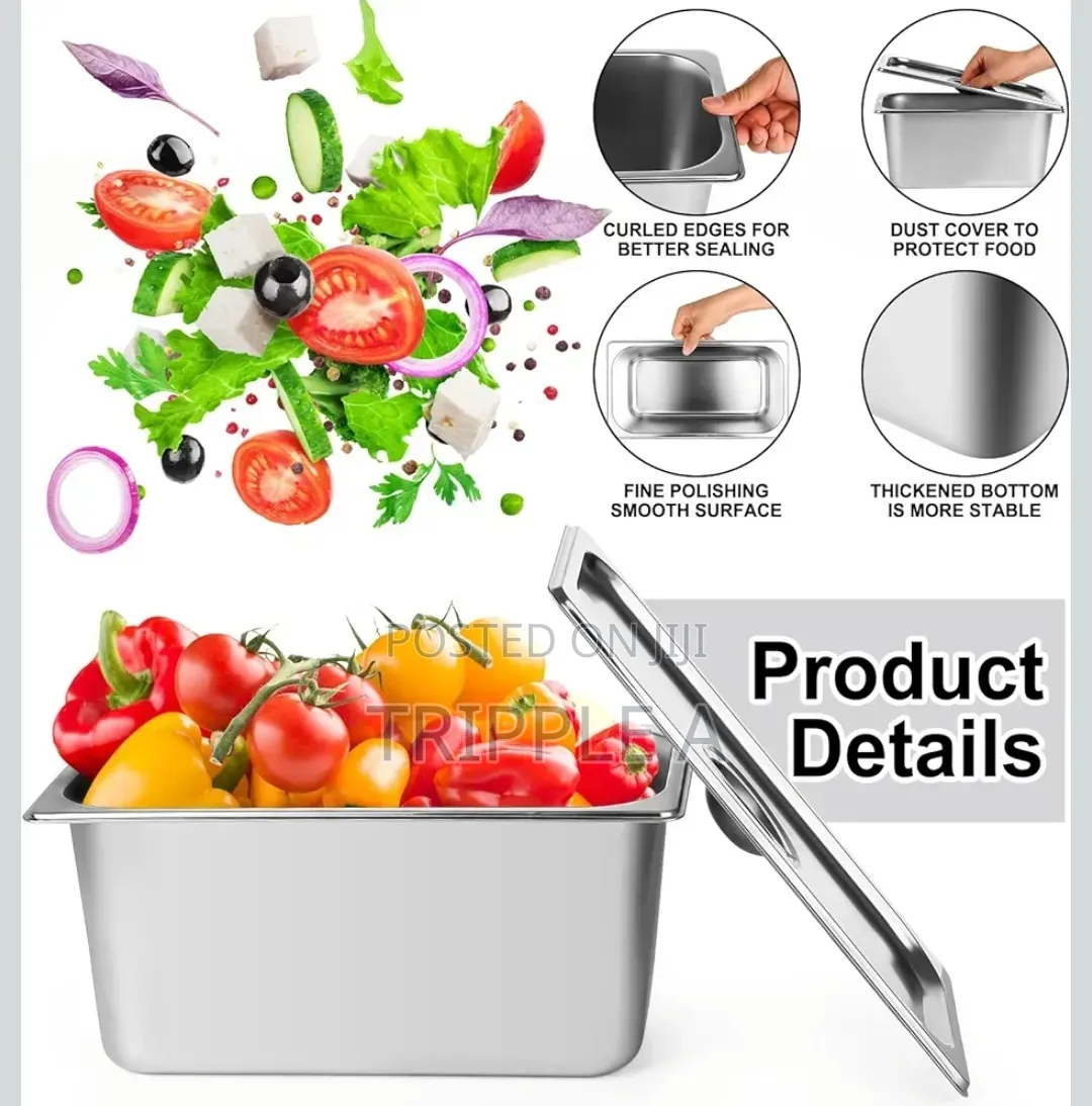 Deep Steam Table Pan With Lid