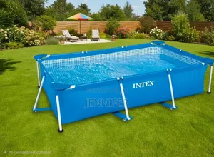 2.6m X 1.6m X 65cm Rectangular Steel Frame Intex Swimming Pool