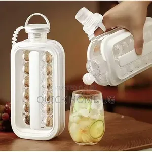 Ice Ball Maker Bottle,Ice Cube Bottle With Lid Cover