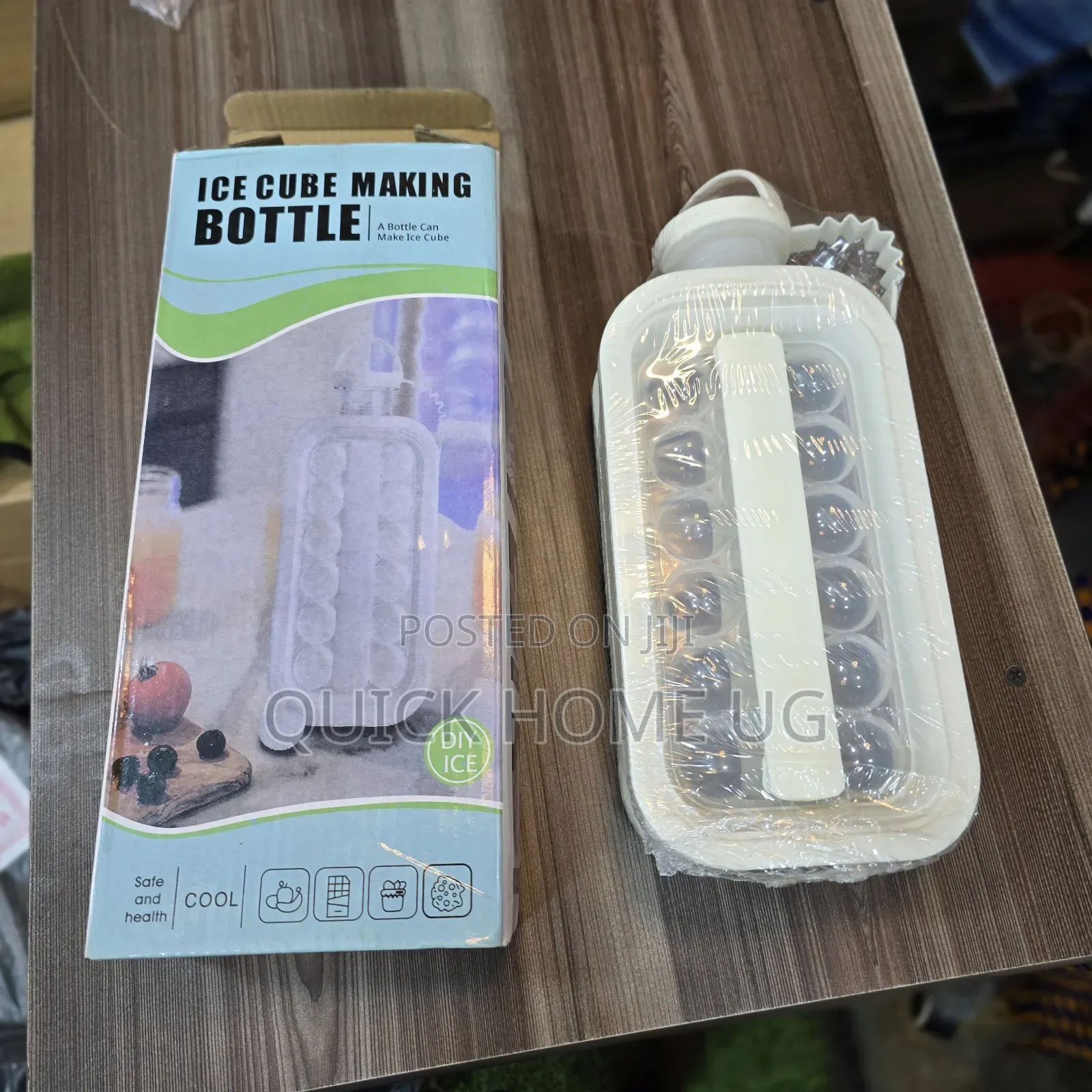 Ice Ball Maker Bottle,Ice Cube Bottle With Lid Cover