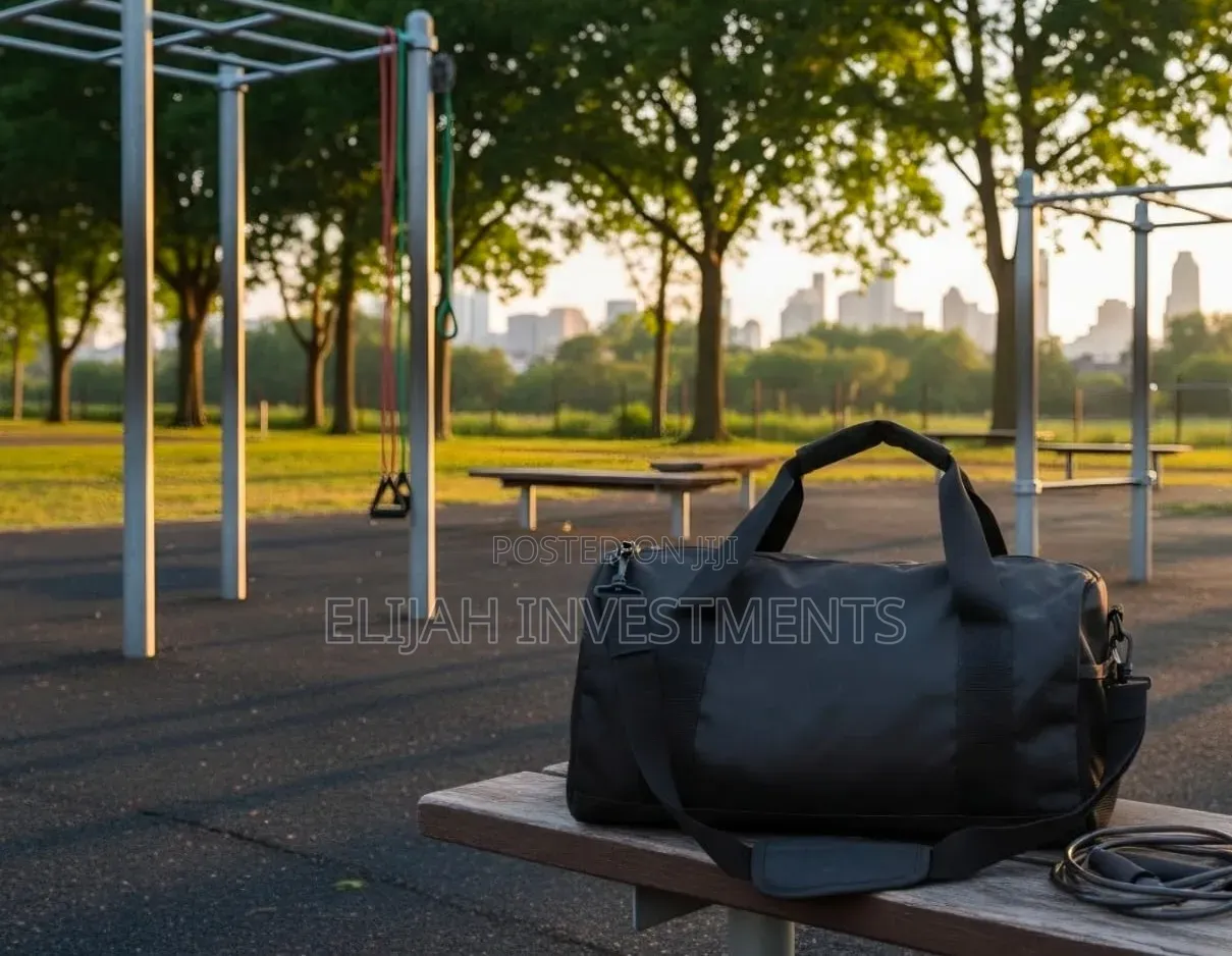 Black Adidas Duffel Bag