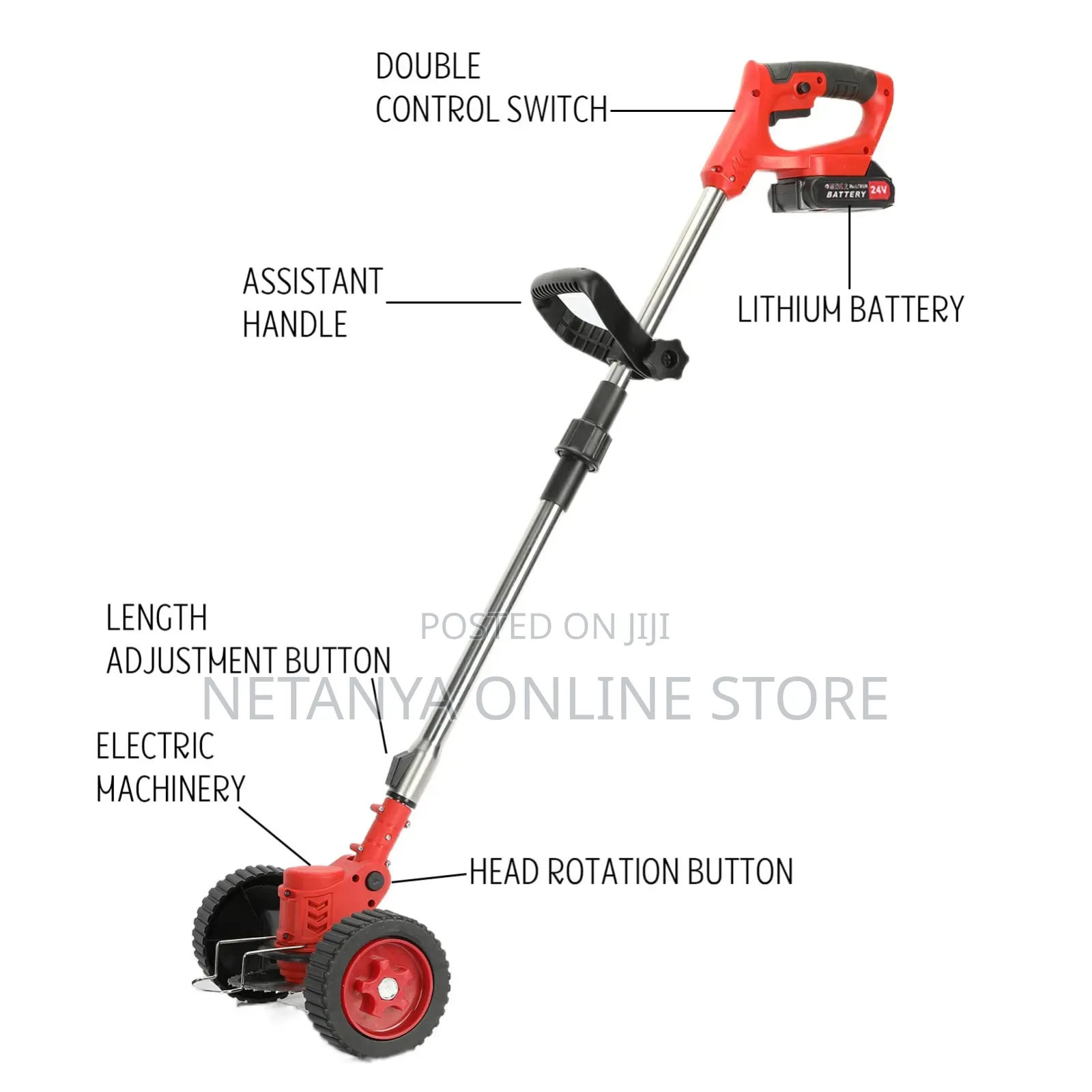 New Cordless Weed Cutter With 2 Batteries