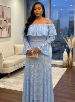 Off Shoulder Mesh Dresses