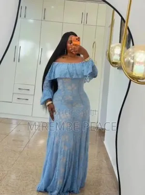 Off Shoulder Mesh Dresses