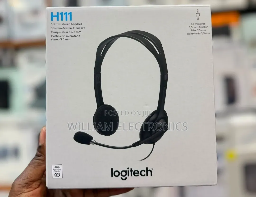 Logitech H111 Duo Headset /Logitech Wired Headphones