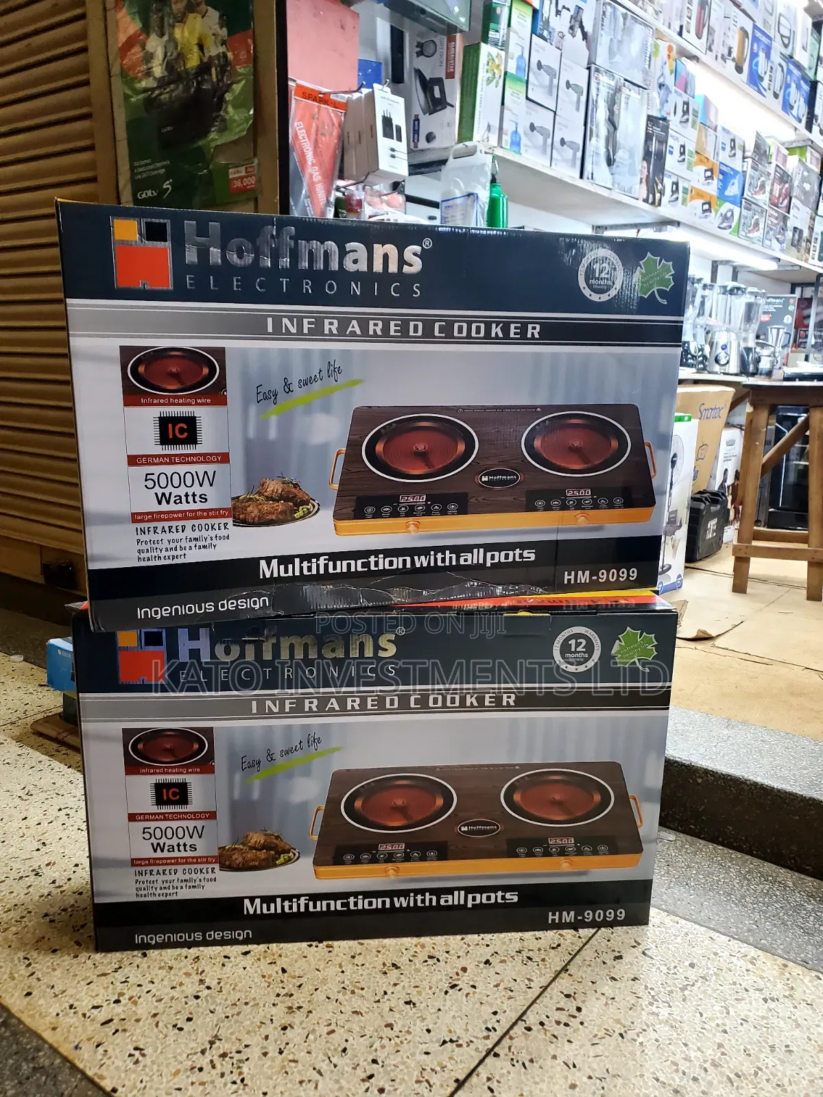 5000w Watts Ingenious Design Double Infrared Hot Plate