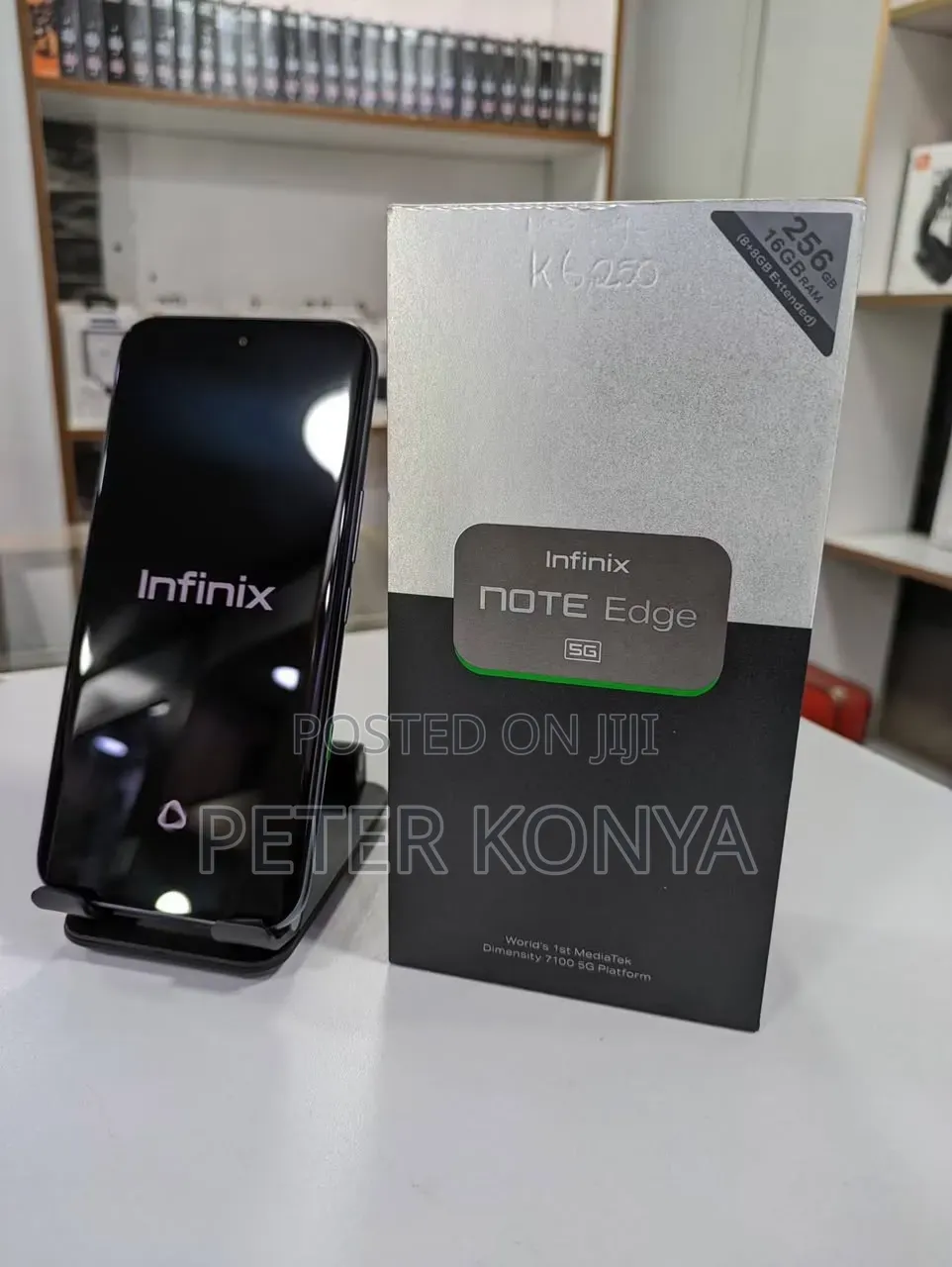 New Infinix Note Edge 256 GB Black