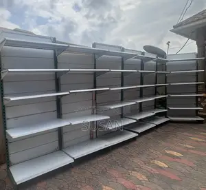 Supermarket Metallic Shelves