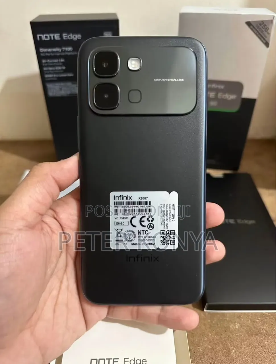 New Infinix Note Edge 256 GB Black