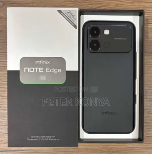 New Infinix Note Edge 256 GB Black