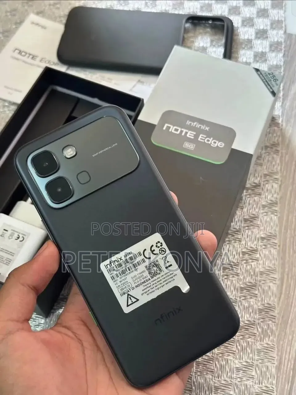 New Infinix Note Edge 256 GB Black